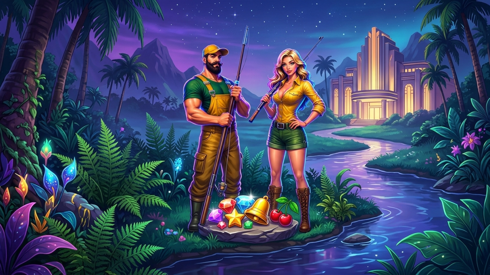 V.Vegas Casino: Illustrative Szene; Bewertung: 9.8/10; Lizenz: Curacao Gaming Control Board